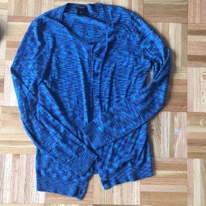 Ann taylor print cardigan